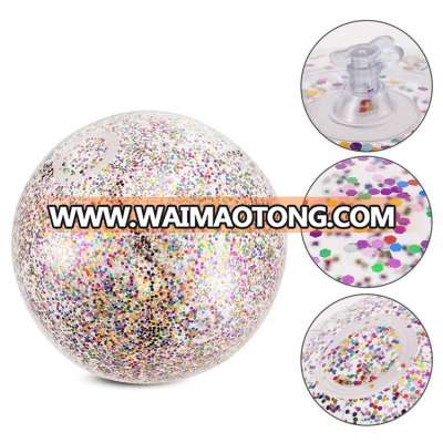 Fashion new style pvc glitter beach ball for Summer Beach Favor