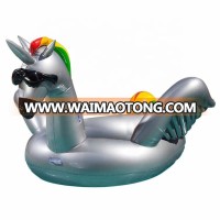 phthalate free pegasus horse inflatable cup drink holder for swimming