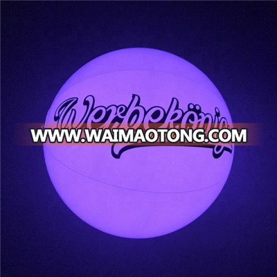 Best sale 6 P PVC inflatable glow beach ball for the party