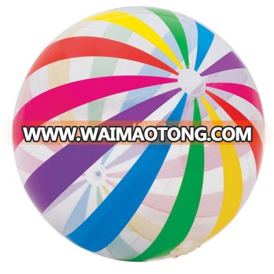 42 inch Inflatable Glossy Big Panel Colorful Giant Beach Ball