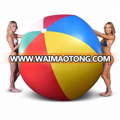 Hoge Sale  6ft tall inflatable rainbow beach ball