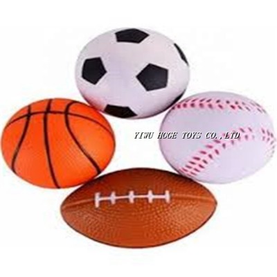 Health eco-friend pu materials stress  Ball with  Hand Exerciser